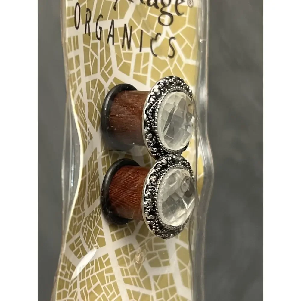 Body Rage Organics Ebony Wood Plug 1/2